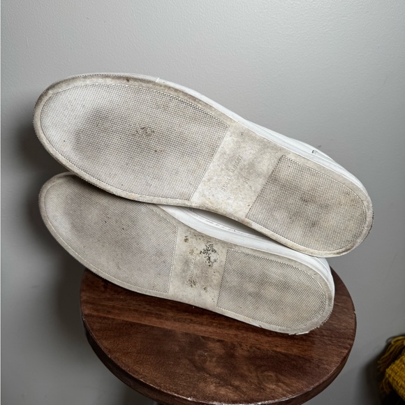 Nordstrom Men’s White Leather Low-Top Sneakers • Size 11 - Picture 6 of 9